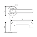 Комплект ручек Стандарт 0203 SS черный_3