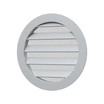 Изображение товара Решетка вентиляционная металлическая 100 мм ERA белая для наружного монтажа Изображение товара Решетка вентиляционная металлическая 100 мм ERA белая для наружного монтажа