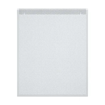 Изображение товара Экран радиаторный перфорированный 490x610 мм белый для отопления Изображение товара Экран радиаторный перфорированный 490x610 мм белый для отопления