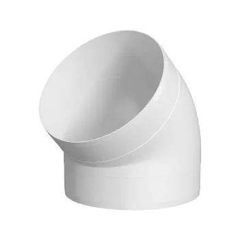 Изображение товара Колено круглое Era 45° 150 мм 15ККП для вентиляционных систем Изображение товара Колено круглое Era 45° 150 мм 15ККП для вентиляционных систем