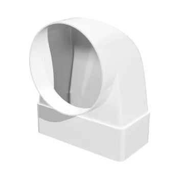 Изображение товара Угловой переходник Era 60х204 мм для пластиковых воздуховодов 150 мм Изображение товара Угловой переходник Era 60х204 мм для пластиковых воздуховодов 150 мм