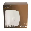 Вентилятор DiCiTi RIO 4C D100 32дБ 100м3/ч с обратным клапаном, съемной лицевой панелью_5