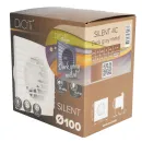 Вентилятор вытяжной D100 25дБ, 90м³/ч, с обратным клапаном SILENT 4C DiCiTi темно-серый_5