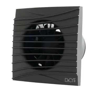Изображение товара Вентилятор вытяжной D100 SILENT Slim 4C DiCiTi черный матовый 25 дБ Изображение товара Вентилятор вытяжной D100 SILENT Slim 4C DiCiTi черный матовый 25 дБ