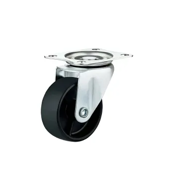 Изображение товара Поворотное колесо 50 мм с площадкой для мебельных и конструкционных работ Изображение товара Поворотное колесо 50 мм с площадкой для мебельных и конструкционных работ