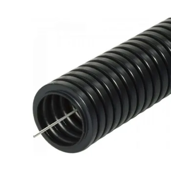 Изображение товара Труба гофрированная ПНД черная 25 мм с протяжкой 25 м Изображение товара Труба гофрированная ПНД черная 25 мм с протяжкой 25 м
