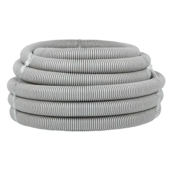 Изображение товара Гофрированная труба из ПВХ серого цвета 40 мм 15 м EKF Изображение товара Гофрированная труба из ПВХ серого цвета 40 мм 15 м EKF