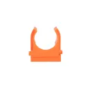 Крепеж-клипса для трубы 20 мм оранжевая 10 шт/уп_3