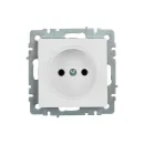 Механизм розетки без заземления Brite белая IP20 IEK_2