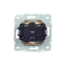 Механизм розетки с заземлением Brite бежевая IP20 IEK_3