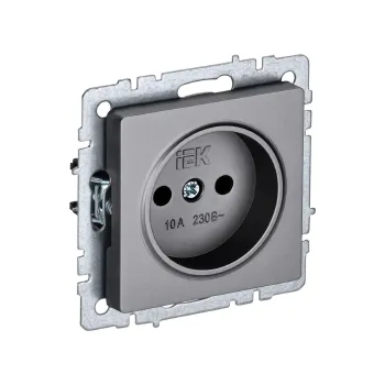Изображение товара Механизм розетки без заземления IEK Brite 1-местный накладной IP20 Изображение товара Механизм розетки без заземления IEK Brite 1-местный накладной IP20