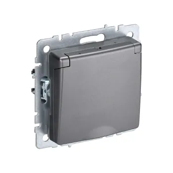 Изображение товара Накладная электроприбора с заземлением и защитными шторками IEK Brite Изображение товара Накладная электроприбора с заземлением и защитными шторками IEK Brite