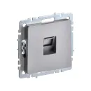 Механизм розетки компьютерная RJ45 5E Brite сталь IP20 IEK_1
