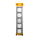 Рамка пятиместная Brite сталь IP20 IEK_2