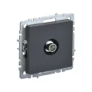 Механизм розетки ТВ оконечная Brite графит IP20 IEK_1