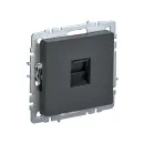 Механизм розетки компьютерная RJ45 5E Brite графит IP20 IEK_1