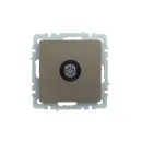 Механизм розетки ТВ оконечная Brite шампань IP20 IEK_2