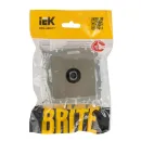Механизм розетки ТВ оконечная Brite шампань IP20 IEK_5