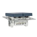 Механизм переключателя проходного двухклавишный AtlasDesign аквамарин IP20 Systeme Electric_3