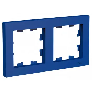 Изображение товара Двухместная рамка AtlasDesign Systeme Electric IP20 для выключателей и розеток Изображение товара Двухместная рамка AtlasDesign Systeme Electric IP20 для выключателей и розеток