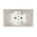 Розетка двухместная накладная без заземления Хит белая IP20 Systeme Electric_4