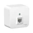 Розетка компьютерная RJ45 5E Blanca белая IP20 Systeme Electric_1