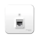 Розетка компьютерная RJ45 5E Blanca белая IP20 Systeme Electric_2