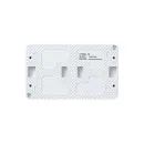 Блок выключателя одноклавишный и розетка с крышкой AtlasDesign белый IP54 Systeme Electric_3