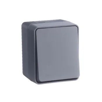 Изображение товара Выключатель одноклавишный накладной AtlasDesign Systeme Electric антрацит Изображение товара Выключатель одноклавишный накладной AtlasDesign Systeme Electric антрацит