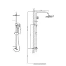 Душевая система Rush Bella BL4535-114 без смесителя_2