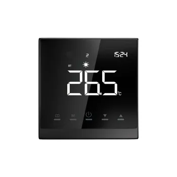 Изображение товара Терморегулятор Grandeks 17H 3 кВт сенсорный электронный черный Изображение товара Терморегулятор Grandeks 17H 3 кВт сенсорный электронный черный