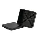 Коробка распределительная накладная под пистолет черная IP66 80x80x40мм Промрукав_2