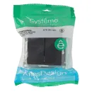 Механизм выключателя двухклавишный AtlasDesign базальт IP20 Systeme Electric_5