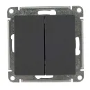 Механизм переключателя проходного двухклавишный AtlasDesign базальт IP20 Systeme Electric_2