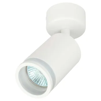 Изображение товара Накладной светильник ЭРА OL23 WH GU10 поворотный дизайн для дома и офиса Изображение товара Накладной светильник ЭРА OL23 WH GU10 поворотный дизайн для дома и офиса