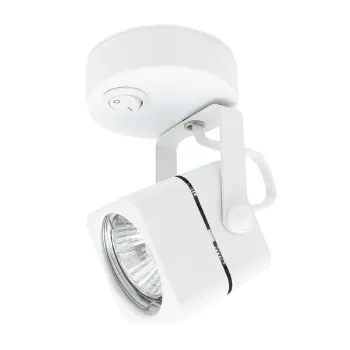 Изображение товара Светильник спот Ambrella WH GU10 накладной поворотный с выключателем Изображение товара Светильник спот Ambrella WH GU10 накладной поворотный с выключателем