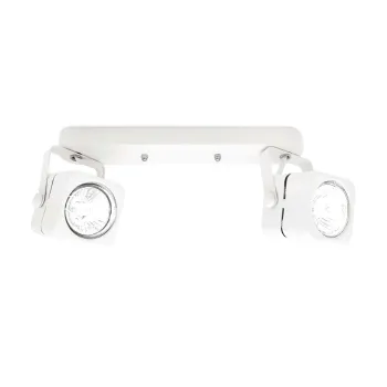 Изображение товара Светильник спот Ambrella WH 2 лампы GU10 накладной поворотный с выключателем Изображение товара Светильник спот Ambrella WH 2 лампы GU10 накладной поворотный с выключателем