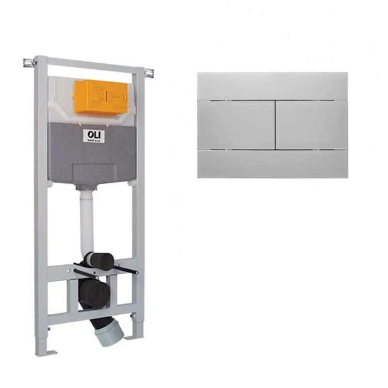 Инсталляция для унитаза OLI 120 ECO с кнопкой Slim 879236MSL00_1