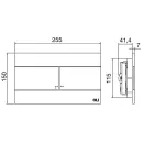 Инсталляция для унитаза OLI 120 ECO с кнопкой Slim 879236MSI03_3