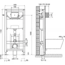 Инсталляция для унитаза OLI 120 ECO с кнопкой Slim 879236MSI03_4
