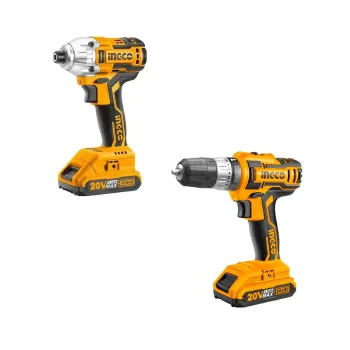 Изображение товара Набор ударных шуруповертов Ingco COSLI230708 аккумуляторный Изображение товара Набор ударных шуруповертов Ingco COSLI230708 аккумуляторный