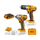 Шуруповерт и винтоверт 20В 2х2Ач COSLI230708 набор Ingco_2