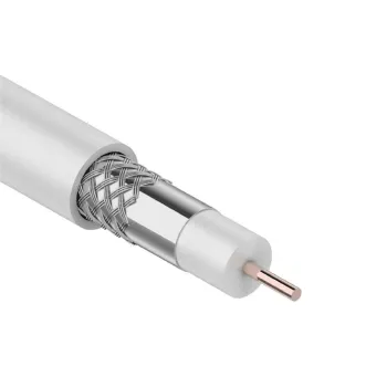 Изображение товара Кабель телевизионный RG6 50м - качественный кабель для цифрового и спутникового телевидения Изображение товара Кабель телевизионный RG6 50м - качественный кабель для цифрового и спутникового телевидения