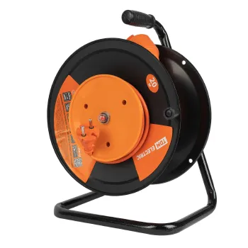 Изображение товара Удлинитель на катушке 20м TDM 1 розетка IP44 без заземления 2200Вт Изображение товара Удлинитель на катушке 20м TDM 1 розетка IP44 без заземления 2200Вт