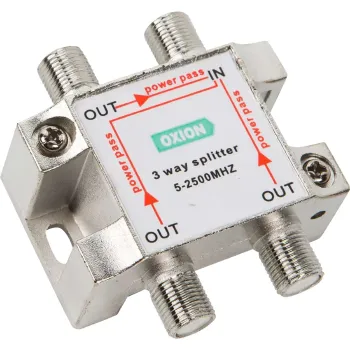 Делитель спутниковый Oxion TV-SAT на 3TV (5-2300MHz) OX-SPL3W2300