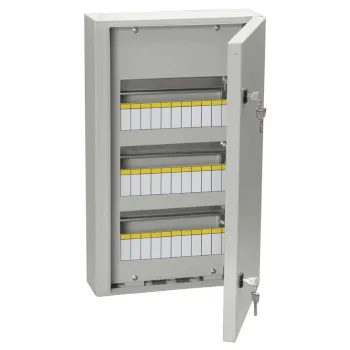 Изображение товара Щит распределительный навесной IEK ЩРн-36 IP54 36 модулей для автоматов и устройств Изображение товара Щит распределительный навесной IEK ЩРн-36 IP54 36 модулей для автоматов и устройств