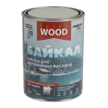 Изображение товара Краска для деревянных фасадов Farbitex Байкал нерпа 0,75 л акриловая матовая защита Изображение товара Краска для деревянных фасадов Farbitex Байкал нерпа 0,75 л акриловая матовая защита