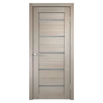 Изображение товара Полотно дверное остекленное Velldoris Duplex 600х2000 мм капучино Изображение товара Полотно дверное остекленное Velldoris Duplex 600х2000 мм капучино