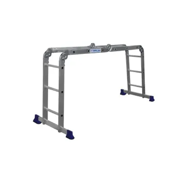 Изображение товара Алюминиевая трансформер лестница 4х3 Алюмет с рабочей высотой 4,42 метра Изображение товара Алюминиевая трансформер лестница 4х3 Алюмет с рабочей высотой 4,42 метра