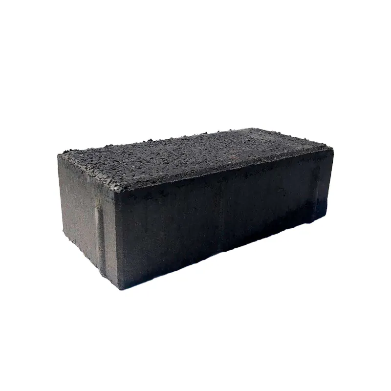 Брусчатка Кирпичик 200x100x60мм с крошкой графит_1
